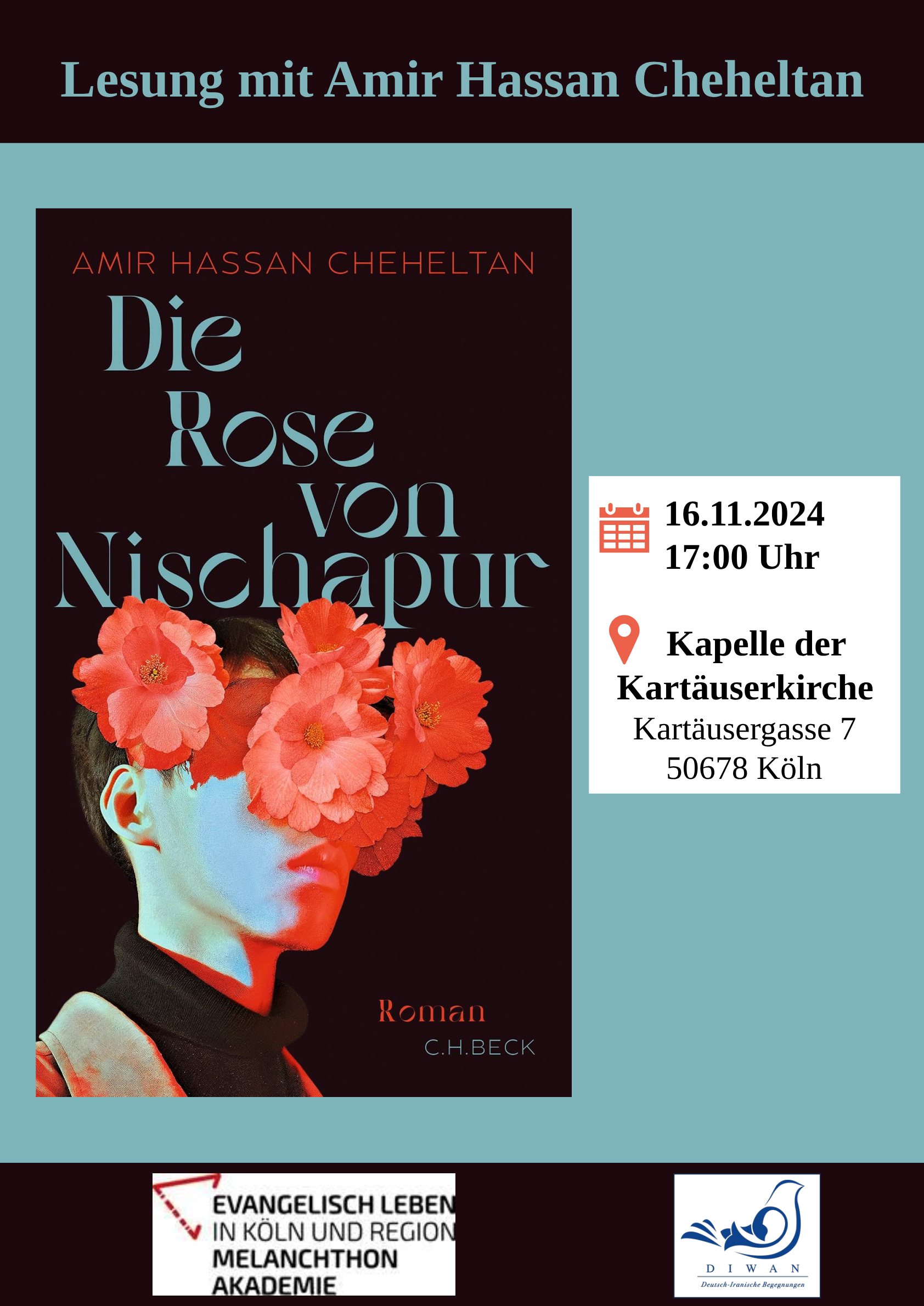 Lesung mit Amir Hassan Cheheltan